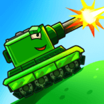 Tank battle MOD APK: Tanks War 2D (DUMB ENEMY) Download