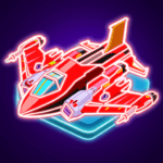 Merge Planes Neon Game Idle MOD APK (Unlimited Money) Download