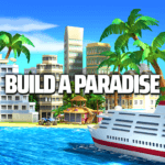 Tropic Paradise Sim MOD APK :Town Buil (Unlimited Money)