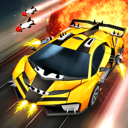 Chaos Road MOD APK :Combat Car Racing (FREE UPGRADES/MISSILE NO EFFECT)